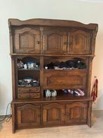eiken hutch / sideboard met bovenkast, Antiek en Kunst, Ophalen