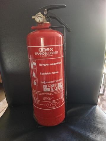 Amex brandblusser 2 kg ABC-poeder type P2 uit 1997. beschikbaar voor biedingen