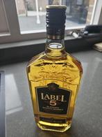 1 volle liter fles scotch whisky  merk LABEL 5, Ophalen of Verzenden, Nieuw, Verpakking