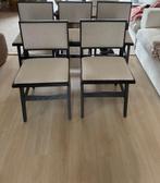 5 Japandi Design Stoelen SKLUM Geïnspireerd door Donald Judd, Huis en Inrichting, Stoelen, Ophalen, Hout, Zwart, Zo goed als nieuw