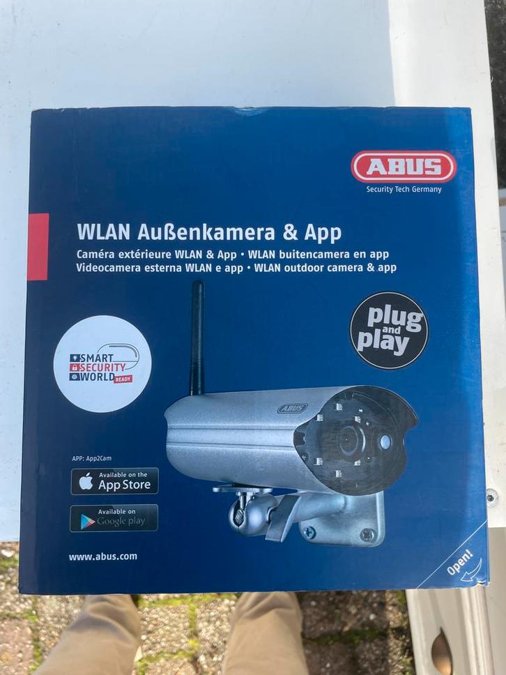ABUS WLAN Buitencamera & App - Nieuw!, Audio, Tv en Foto, Videobewaking, Nieuw, Buitencamera, Ophalen of Verzenden