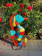 ZEEPAARD METAAL HANDMADE met waxinehouder 48 CM, Huis en Inrichting, -, -, Nieuw, Ophalen of Verzenden