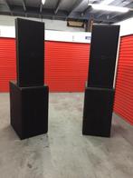 Complete jbl srx set met crown versterkers., Ophalen, Gebruikt