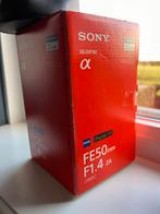 Sony FE 50mm F/1.4 ZA ZEISS Planar T*, Audio, Tv en Foto, Ophalen of Verzenden, Zo goed als nieuw, Standaardlens