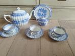 China blau theeservies, Antiek en Kunst, Ophalen