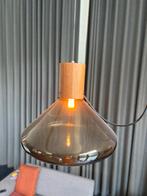 Brokis Muffin Large Hanglamp - Rookglas & Notenhout, Ophalen of Verzenden, Zo goed als nieuw, Glas, Minder dan 50 cm