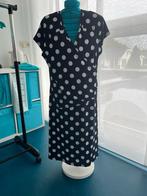 Only-M Jurk Blauw met Stippen Maat 42/44, Kleding | Dames, Blauw, Maat 42/44 (L), Ophalen of Verzenden, Zo goed als nieuw