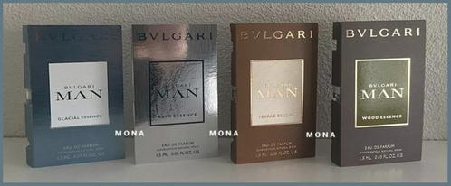 #2 BvlgariMan set 4 parfum samples proefjes testers monsters, Sieraden, Tassen en Uiterlijk, Uiterlijk | Parfum, Nieuw, Verzenden