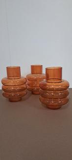glasvaas oranje retro, Verzamelen, Retro, Ophalen of Verzenden, Huis en Inrichting