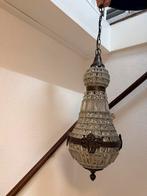 Franse empire stijl kristallen kroonlucht lamp, Huis en Inrichting, Lampen | Kroonluchters, Ophalen, Gebruikt, Glas