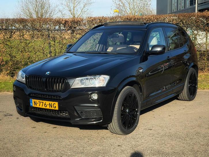 BMW X3 3.0 225KW 2013 Zwart, Auto's, BMW, Bedrijf, X3, 4x4, ABS, Achteruitrijcamera, Airbags, Airconditioning, Alarm, Android Auto