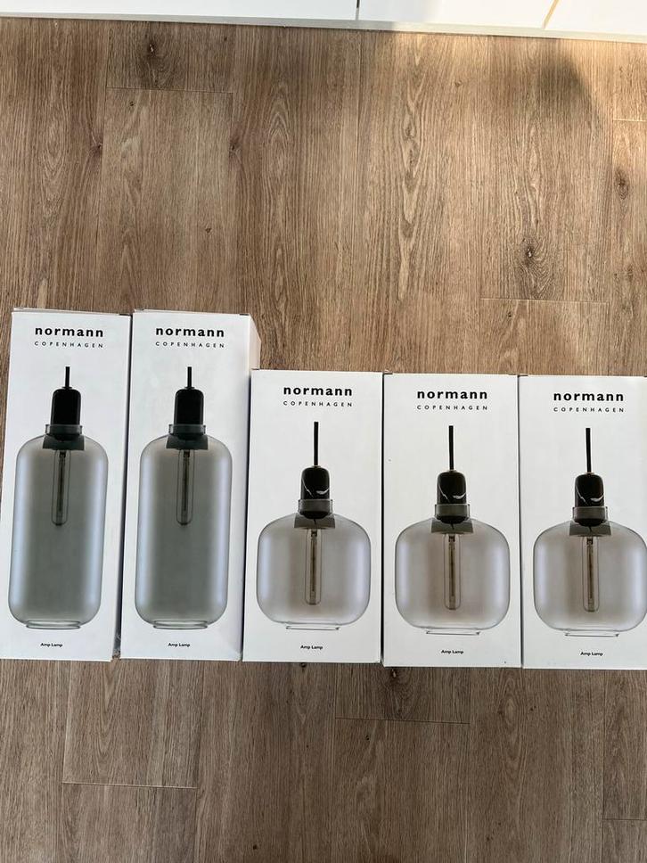 Normann Copenhagen Amp Lamp - Scandinavisch Design, Huis en Inrichting, Lampen | Hanglampen, Zo goed als nieuw, Minder dan 50 cm