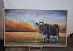 Groot koe schilderij, Antiek en Kunst, Kunst | Schilderijen | Modern, Ophalen of Verzenden