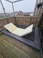 2 persoons ligbed (3ligstanden) incl kussens, Tuin en Terras, Ophalen, Zo goed als nieuw