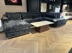 Luxe Loungebank U-model, Ophalen, Hoekbank, 300 cm of meer, 75 tot 100 cm
