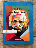 Dit is onderzoek - Ben Baarda, Boeken, Ophalen of Verzenden, Gamma, Zo goed als nieuw, HBO