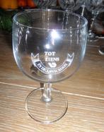 Glas met inscriptie Tot Ziens In de Lanscroon (V&D embleem), Ophalen of Verzenden, Zo goed als nieuw, Overige typen