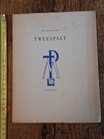 ED HOORNIK - Tweespalt-poëzie-tekening Willink-genummerd-'43, Gelezen, Ophalen of Verzenden, Ed.hoornik, Eén auteur