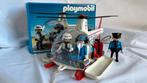 Vintage playmobil set politie helicopter 3144, Ophalen of Verzenden, Zo goed als nieuw, Complete set