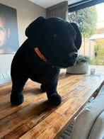 Grote knuffel hond zwart, Ophalen, Gebruikt, Hond