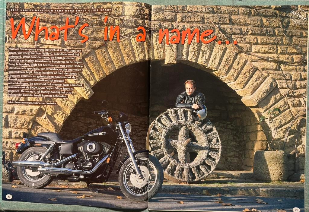 Test 1999 Harley Davidson FXDX Dyna Super Glide Sport, Verzenden