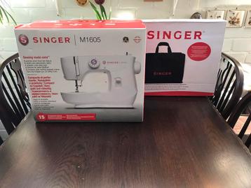 SINGER M1605 naaimachine 🧵 met tas.👜 Alles nieuw in doos📦 beschikbaar voor biedingen