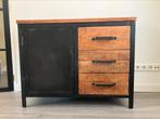 Dressoir/opbergkast Mangohout, Huis en Inrichting, Kasten | Dressoirs, Ophalen, 50 tot 100 cm, Zo goed als nieuw, Industrieel