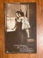 Art Nouveau Kerstkaart - A Jolly Christmas To You 1915, Diversen, Kerst, Ophalen of Verzenden, Gebruikt