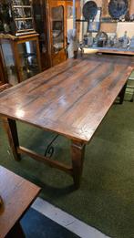 Antieke Spaanse boeren eettafel 220 cm, Antiek en Kunst, Ophalen