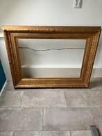 Gouden houten fotolijst, Ophalen, Gebruikt, 100 tot 125 cm
