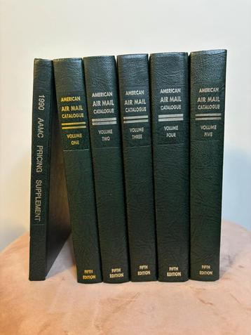 American Air Mail Catalogue – 5e ed. - 1 t/m 5 + 1990 Suppl beschikbaar voor biedingen