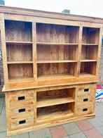 Buffet of boekenkast mango, Ophalen, Zo goed als nieuw, 25 tot 50 cm, 200 cm of meer