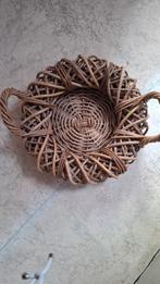 Nieuwe Rieten Mand met Handvatten - Perfect voor Decoratie!, Huis en Inrichting, Woonaccessoires | Schalen en Manden, Mand, Rond