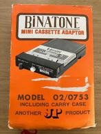 Binatone model 02/0753  Mini cassette adapter voor 8 track s, Auto diversen, Autoradio's, Ophalen of Verzenden, Zo goed als nieuw