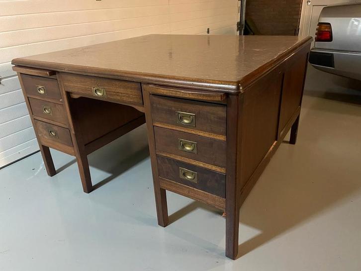 Origineel 19e eeuws Amsterdams School Bureau, Antiek en Kunst, Antiek | Kantoor en Zakelijk, Ophalen of Verzenden