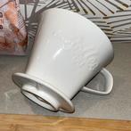 Creano coffee koffiefilterhouder keramiek, Onbekend, Ophalen of Verzenden, Zo goed als nieuw, Creano