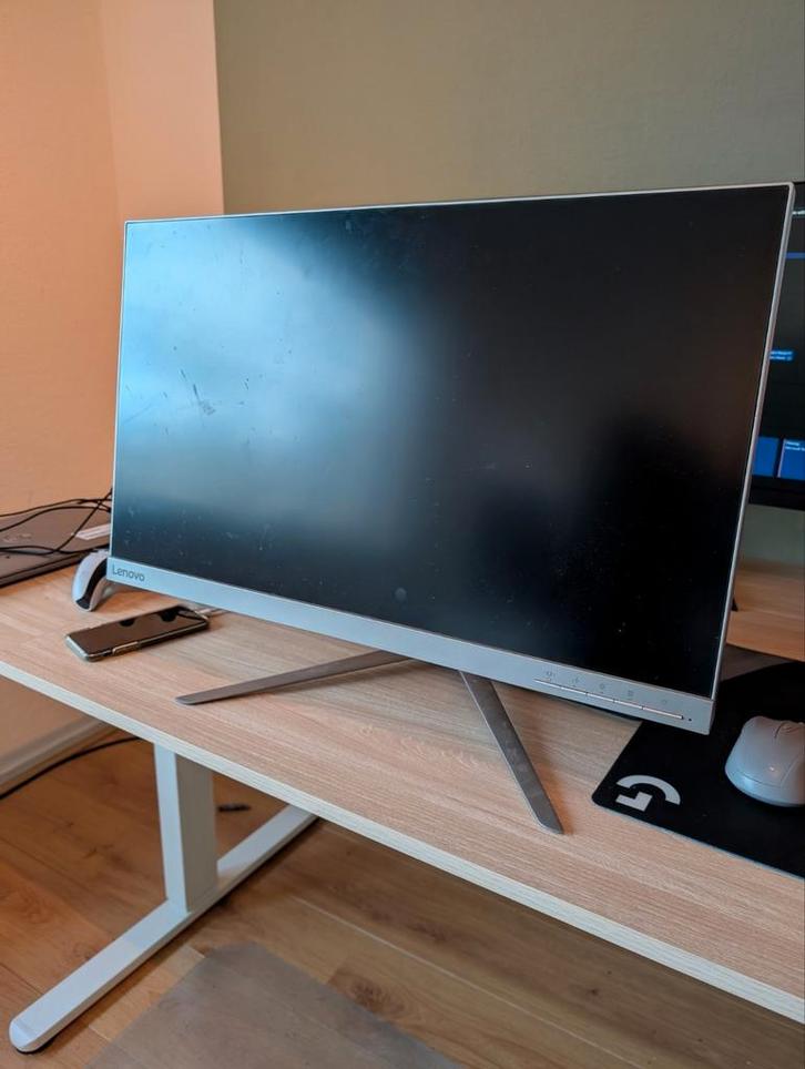 Lenovo L24q-10 monitor, Computers en Software, Monitoren, Zo goed als nieuw, 60 Hz of minder, DisplayPort, HDMI, IPS, Quad HD (2K)