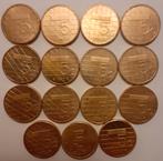 Serie    van    15     munten   van   5    gulden, Postzegels en Munten, Munten | Nederland, Ophalen of Verzenden, 5 gulden, Koningin Beatrix