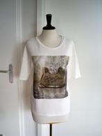 prachtige MONARI top mt. 40, Kleding | Dames, Tops, Maat 38/40 (M), Wit, Zo goed als nieuw, Korte mouw