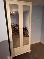 Kledingkast met spiegeldeuren., Huis en Inrichting, Ophalen, Gebruikt, 100 tot 150 cm, Glas