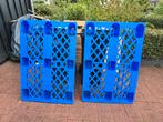 2 kunstof pallets,  kunstof pallet 120 x 80  A €10,-, Doe-het-zelf en Verbouw, Kratten en Dozen, Ophalen