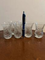 Glazen met Geslepen Design bijna gratis, Ophalen, Glas of Glazen, Overige stijlen, Glas