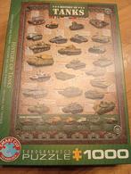 Puzzel history of tanks, Ophalen of Verzenden, 500 t/m 1500 stukjes, Zo goed als nieuw, Legpuzzel