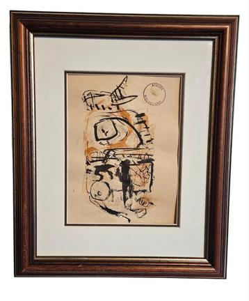 Theo Wolvecamp gouache indische inkt (1925-1992) beschikbaar voor biedingen