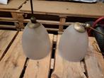 Twee steinhouwer hanglampen., Ophalen of Verzenden, Gebruikt, Minder dan 50 cm