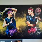 Nadal en Federer, Ophalen, Zo goed als nieuw, Schilderij