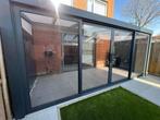Veranda glazenschuifwand schuifpui carport schutting zijwand, Ophalen of Verzenden, Nieuw, Metaal, Containerberging