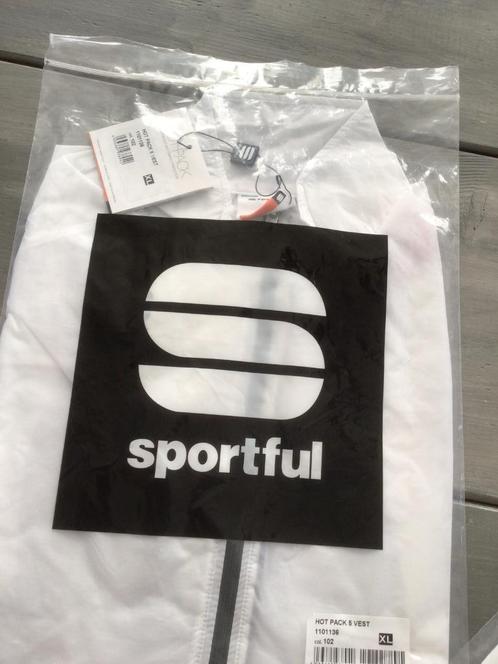 SPORTFUL WINDSTOPPER MOUWLOOS HEREN WIT XL, Sport en Fitness, Wielrennen, Nieuw, Kleding, Ophalen of Verzenden