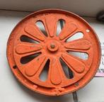 Vintage gietijzeren rozet, Ophalen of Verzenden