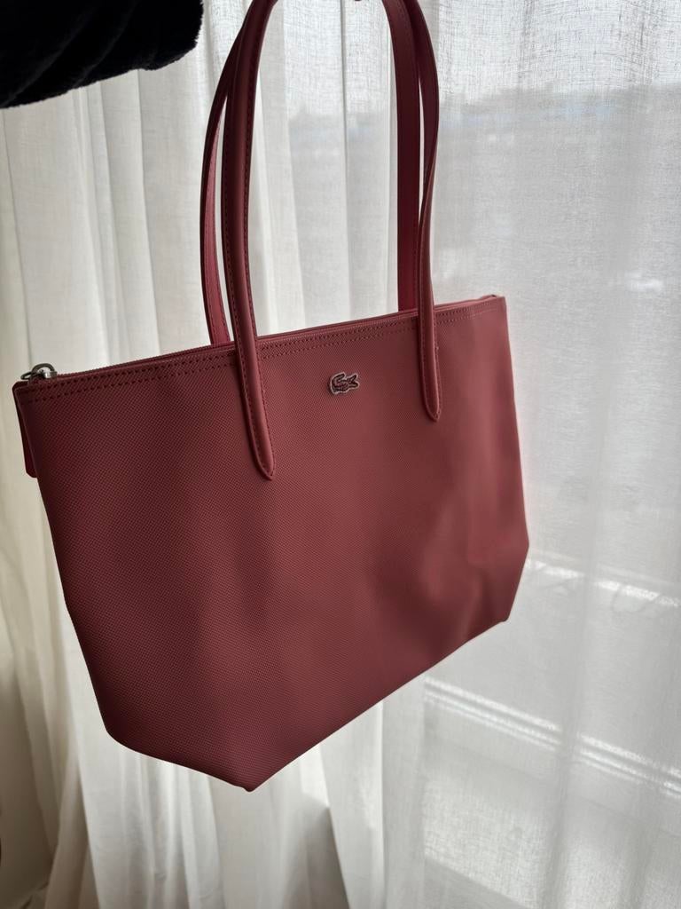 Lacoste tas, Verzenden, Nieuw, Roze, Handtas